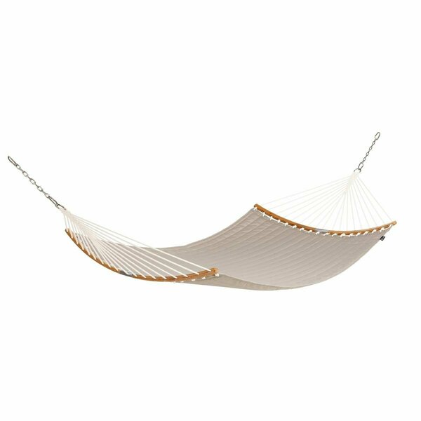 Propation Ravenna Connect Curve Quilted Double Hammock, Mushroom - 81 x 55 in. PR2544987